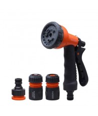 Öntöző készlet 4r. 1/2" 8 funkciós öntözőpisztollyal Harden