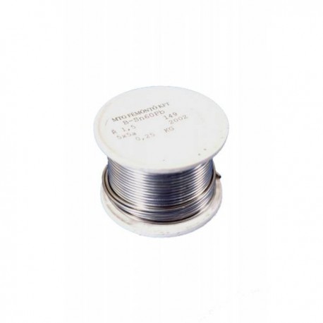 Cin lágy forr. /gyantás/ 2,0mm (0,25kg)
