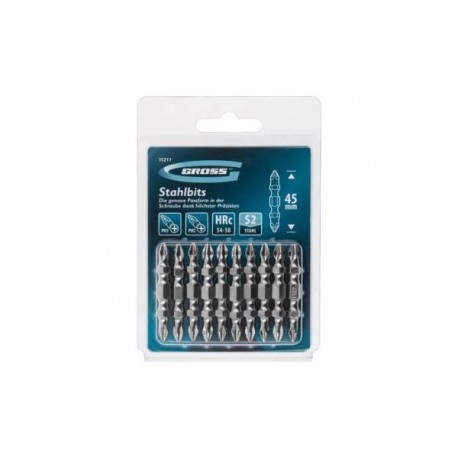 Bit kétoldalas PH 2- PH1x 45 1/4" (10db/Csom) GROSS