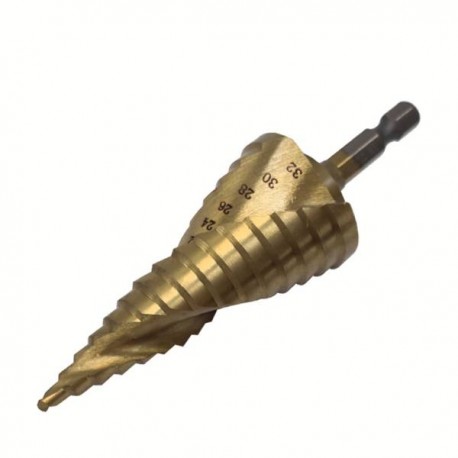 Lépcsősfúró TIN Harden