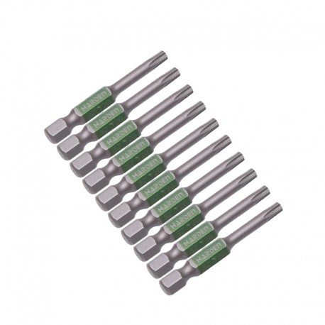 Bit Torx hosszú 1/4" (10db/Csom) Harden
