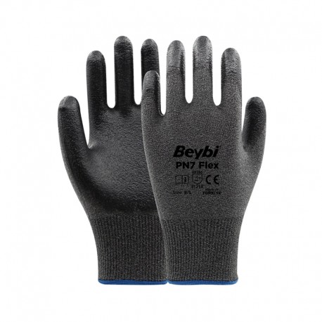 Kesztyű nitril tenyérenmártott spandex Beybi