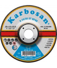 Tisztítókorong univerzális 125x 4,0 Karbosan