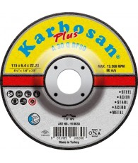 Tisztítókorong fém Plus 125x 6,4 Karbosan