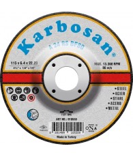 Tisztítókorong fémre 150x 6,4 Karbosan