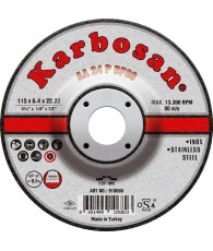 Tisztítókorong Inox 180x 6,4 Karbosan