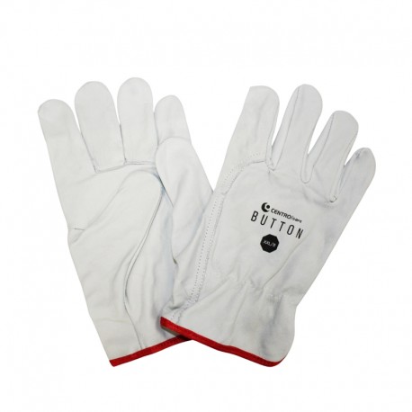 Kesztyű Button marhabőr