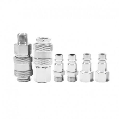 Levegős gyorscsatlakozó készlet 6db 1/4" Harden