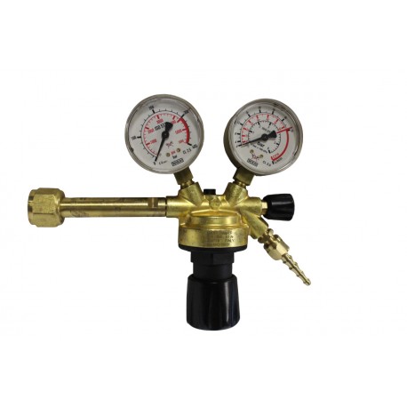 Reduktor AR/CO2 W1/2"x1/14" - 1/4" MaxySmart Oxyturbo