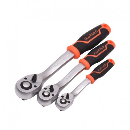 Hajtókar 3/8" 210mm 72 fog racsnis irányváltós Harden