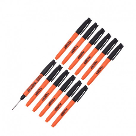 Mélyfuratjelölő filc fekete (12db/cs) Harden