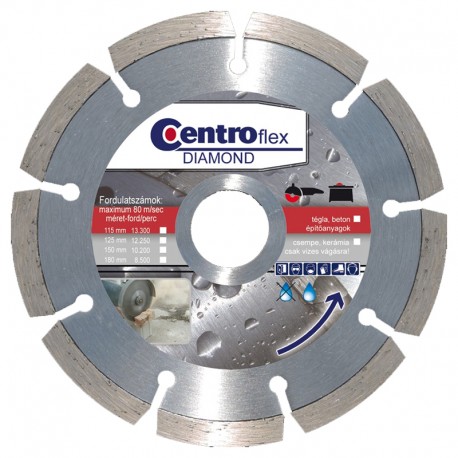 Gyémántvágótárcsa beton 150 x7x22,23 Centroflex