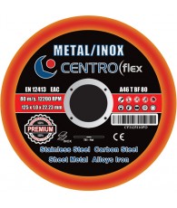 Vágókorong fémre INOX 125x1,0 PREMIUM Centroflex