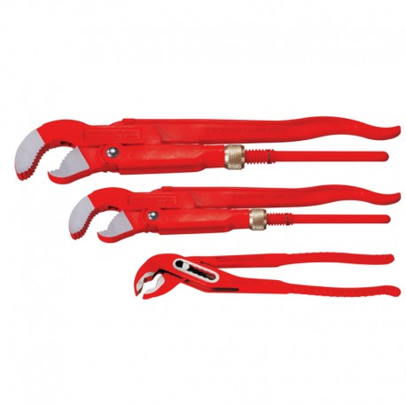 Fogókészlet sarokcsőfogó 1"–1.1/2" + Vízpumpafogó SP 10"Rothenberger