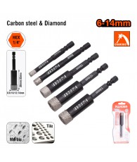 Csempefúró gyémántos HEX Harden