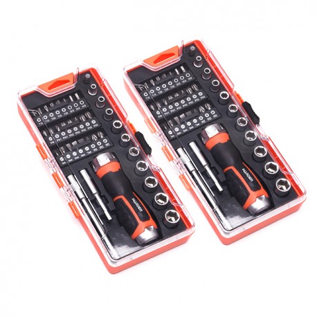 Bit és dugókulcs készlet 1/4" 38r. Harden