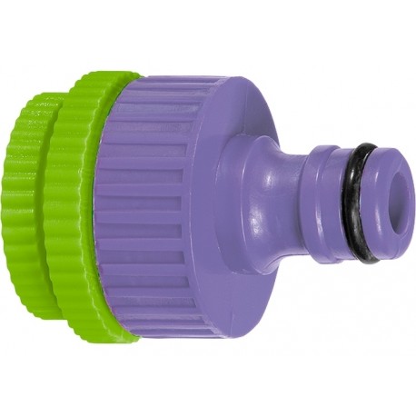 Csapcsatlakozó, univerzális, belső menettel 1/2"-3/4" -1", műanyag Palisad