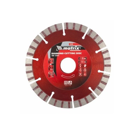 Gyémántvágótárcsa turbo-beton 230 x22,2 MTX